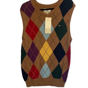 Russell Simmons sweater vest size medium academia